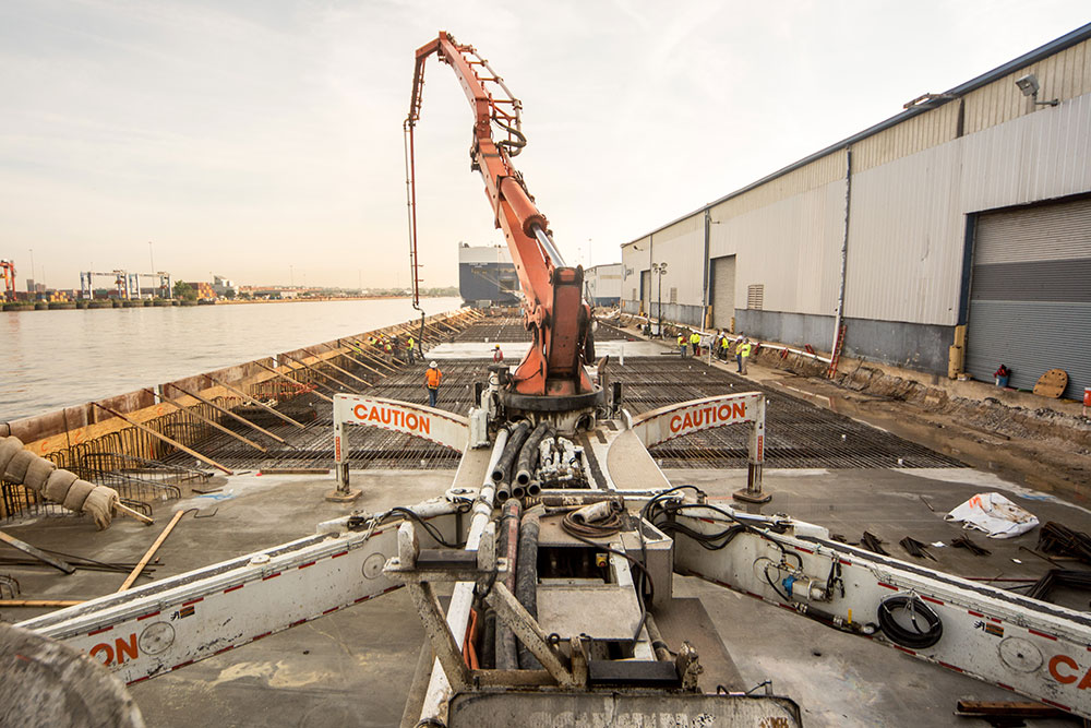 Dundalk Marine Terminal Concrete Slab Construction 2